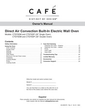 Cafe CTD70DP2N1S1 Owner's Manual