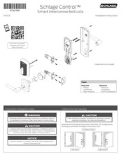 Allegion Schlage Control FE410F Installation Instructions Manual