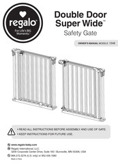Regalo Double Door Super Wide Owner's Manual