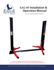 Eagle Equipment EAG-9F Installation & Operation Manual