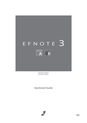 EFNOTE EFD3A-STDSET Quick Start Manual