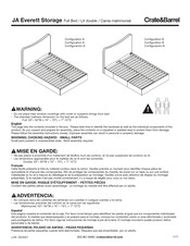 Crate&Barrel JA Everett Storage Manual