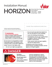 Valor HORIZON 534VP Installation Manual