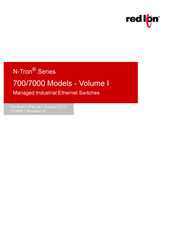 red lion N-Tron 708FXE2-SC-15 Hardware Manual