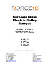 Force 10 F 65338 Installation & Owner's Manual