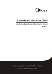 Midea SCAG195H Installation, Operation And Maintenance Manual