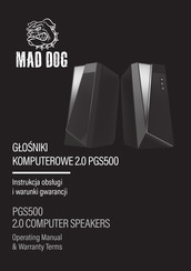MAD DOG PGS500 Operating Manual