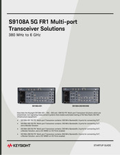 Keysight S9108A-002 Startup Manual