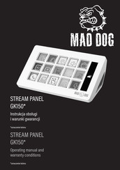 MAD DOG GK150 Series Operating Manual