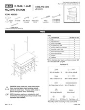 U-Line H-7632 Manual