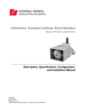 Federal Signal Corporation UltraVoice RF100C2 Configuration And Installation Manual