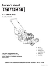 Craftsman 154.37461 Operator's Manual