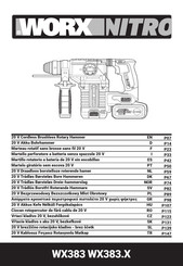 Worx Nitro WX383 Series Original Instructions Manual