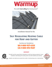 Warmup WSR-8/12W-2-1000-CR Installation Manual