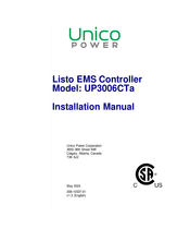 Unico Listo UP3006CTa Installation Manual