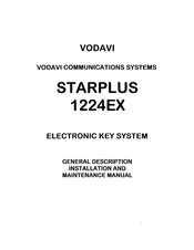 Vodavi Starplus 1224EX Installation And Maintenance Manual