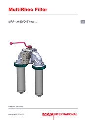 HYDAC International MultiRheo MRF1E/1D1010FD180 Installation Instructions Manual
