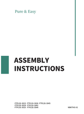 YitaHome Pure & Easy FTPLSS-3024 Assembly Instructions Manual