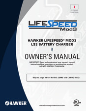 Hawker LIFESPEED MOD3 LS3 Owner's Manual
