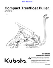 Kubota AP-CTP10 Operator's Manual
