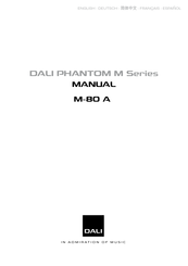 Dali M-80 A Manual