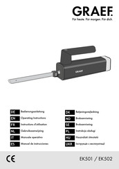 Graef EK 501 Operating Instructions Manual