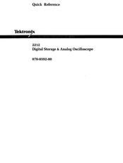 Tektronix 070-8592-00 Quick Reference