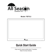 All Season FB75-2 Quick Start Manual