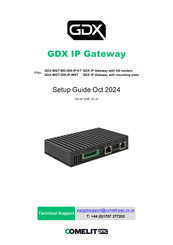Comelit GDX Series Setup Manual