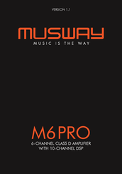 Musway M6PRO Manual