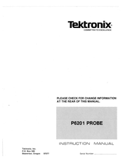 Tektronix P6201 Instruction Manual