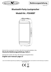 Reflexion PSX40BT User Manual