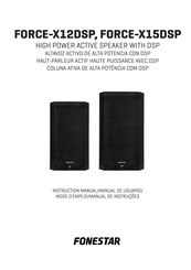 FONESTAR FORCE-X12DSP Instruction Manual