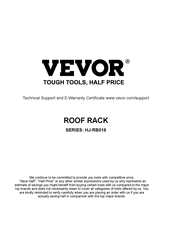 VEVOR HJ-RB016 Series Manual