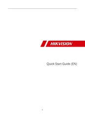 HIKVISION DS-D5F10BH Quick Start Manual