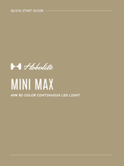 AEC hobolite MINI MAX Quick Start Manual