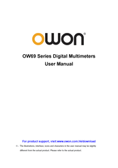Owon OW69 Series User Manual