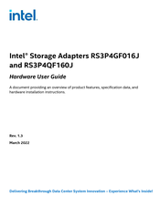 Intel RS3P4GF016J Hardware User's Manual
