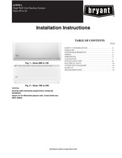 Bryant 619PHAQ24XA3 Installation Instructions Manual