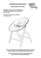 NOVI Baby Newbornset Curve Premium Instructions For Use Manual