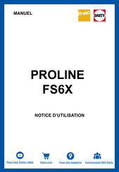 Proline FS6X Manual