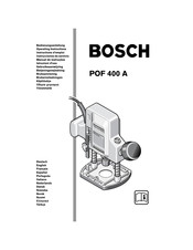 Bosch POF 400 A Operating Instructions Manual