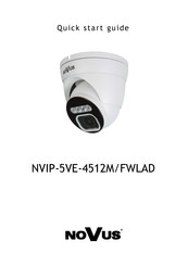 Novus NVIP-5VE-4512M/FWLAD Quick Start Manual