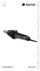 STEINEL PROFESSIONAL HM 2620 E Manual