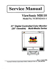 ViewSonic MB110 Service Manual