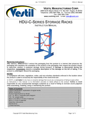 Vestil HDSA-C-48 Instruction Manual