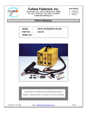 Cutlass Fasteners CSS-1K Manual