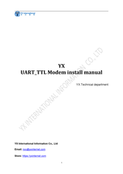 YX UART TTL Install Manual
