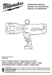 Milwaukee M18 FORCE LOGIC 2777-20 Operator's Manual