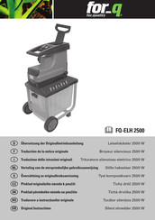 For-q FQ-ELH 2500 Original Instructions Manual